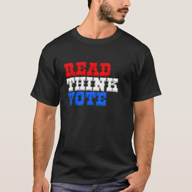 T-shirt Lire Vote Démocrate Élection Démocrate Politique (Devant)