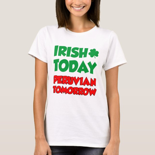 T-shirt L'irlandais aujourd'hui Pérou (Devant)