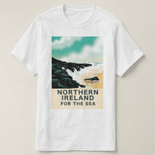 T-shirt L'Irlande du Nord pour la mer