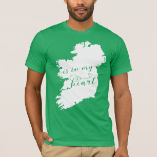 T-shirt L'Irlande Est Dans Mon Coeur