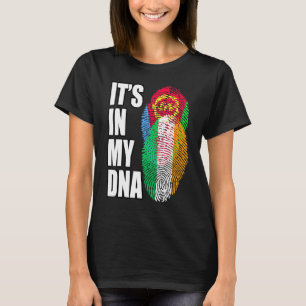 T-shirt L'Irlande Et L'Erythrée Mélangent L'ADN Patrimoine