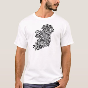 T-shirt L'Irlande Typoraphy