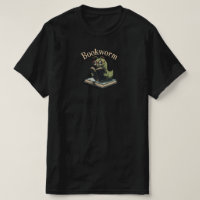 T-shirt lisant le ver pouce mignon – Bibliophile