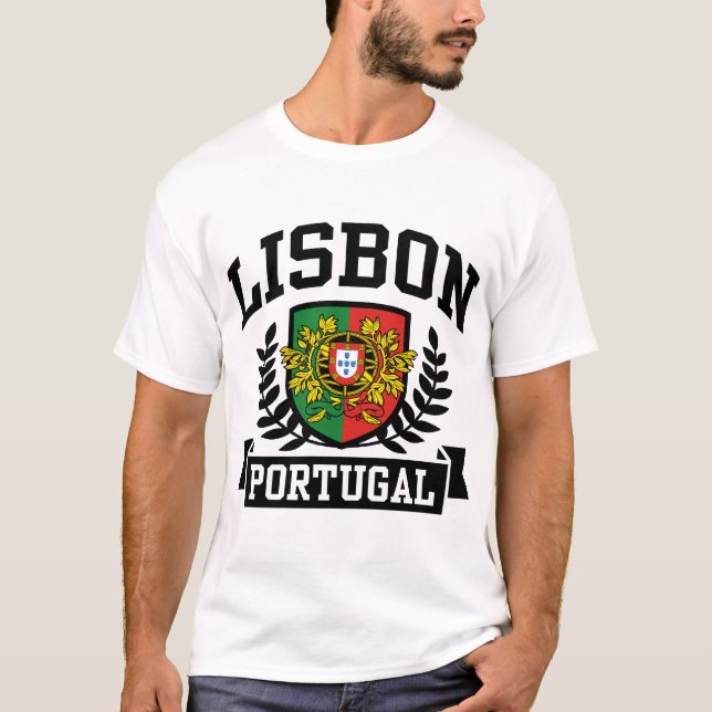 T-shirt Lisbonne Portugal (Devant)