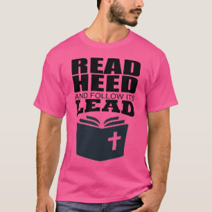 T-shirt Lisez la Sainte Bible et suivez son exemple