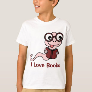 T-shirt Lisez un mois de livre : J'aime des livres