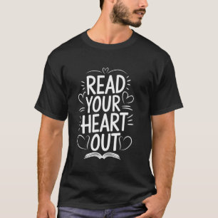 T-shirt Lisez votre cœur pour la Saint-Valentin Livre pour