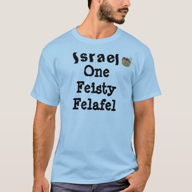 T-shirt L'Israël le falafel courageux (Devant)