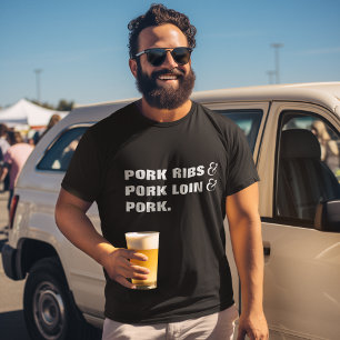 T-shirt Liste de contrôle de la viande barbecue de la conc