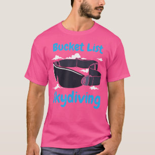 T-shirt Liste de regroupements Skydiving