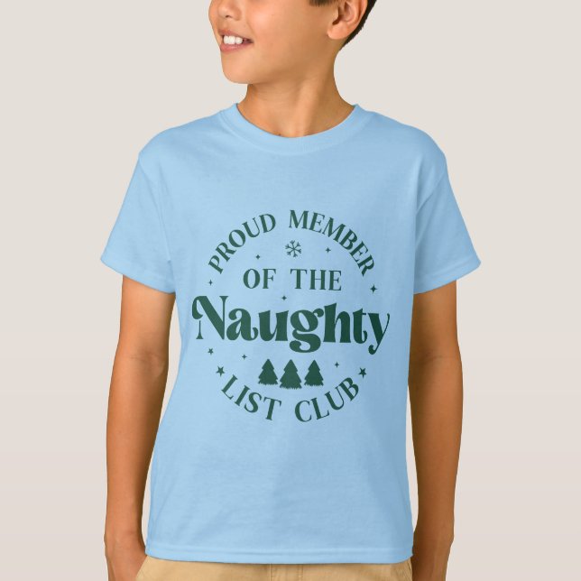 T-shirt Liste de vilains (Devant)