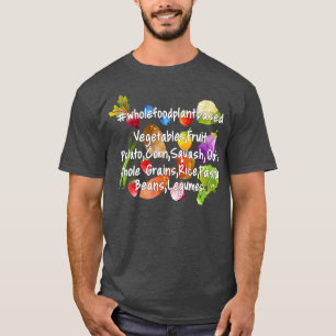 T-shirt Liste des aliments à faible densité à base de P