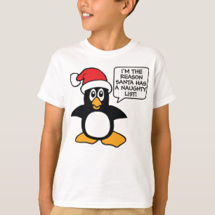T-shirt Liste des filles de Noël de Père Noël