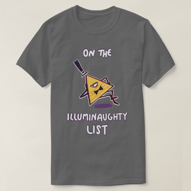 T-shirt Liste des illuminations (Design devant)