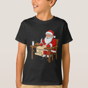T-shirt Liste des vilains aide à dire 67 Noël Meme 