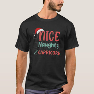 T-shirt Liste méchante Capricorne Signe astrologique sale