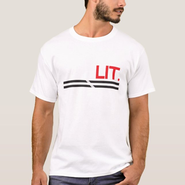 T-shirt Lit. Pièce en t (Devant)