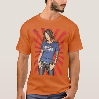 T-shirt Lita Wrestling Art Fan Vintage rétro
