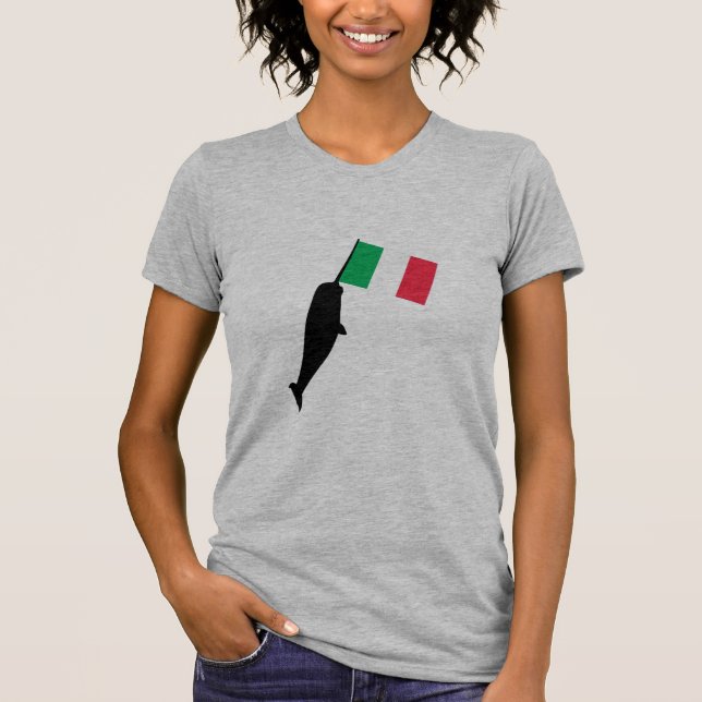 T-shirt l'Italie Narwhal (Devant)
