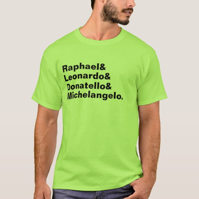 T-shirt L'Italien maîtrise la chemise (Devant)