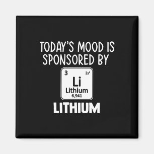 T-Shirt Lithium-Elemente für das Bewusstsein für p Magnet