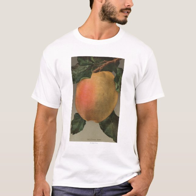 T-shirt Lithographie de Chromo de fruit de Belleflower (Devant)