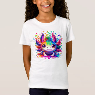 T-Shirt Little Axolotl, Big Dreams : une aventure arc-en-c