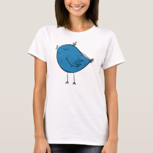 T-shirt little blue bird