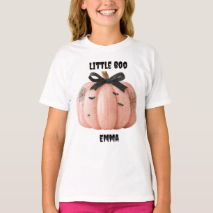 T-shirt Little Boo Personnalisé Citrouille Halloween