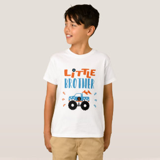 T-shirt little brother monster truck