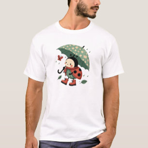T-shirt Little Bug, Big Mood - Jolie illustration de Ladyb