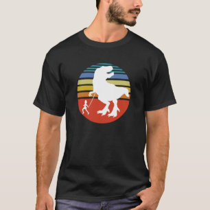 T-shirt Little Dirl marchant son Tyrannosaurus Rex