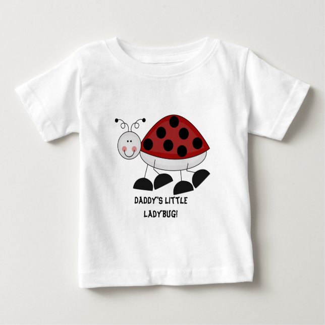 T-shirt Little Ladybug de papa (Devant)