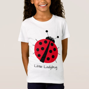 T-Shirt Little Ladybug mignon dessin animé amusant rouge 