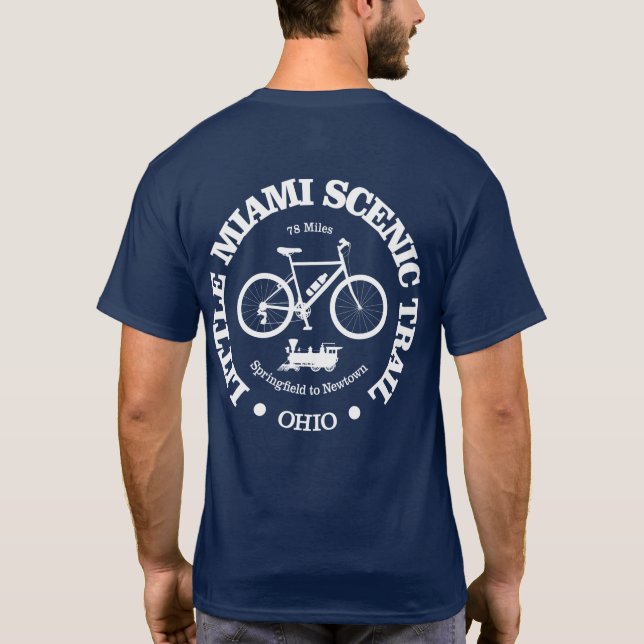 T-shirt Little Miami Pittoresque Trail (cyclisme) (Dos)