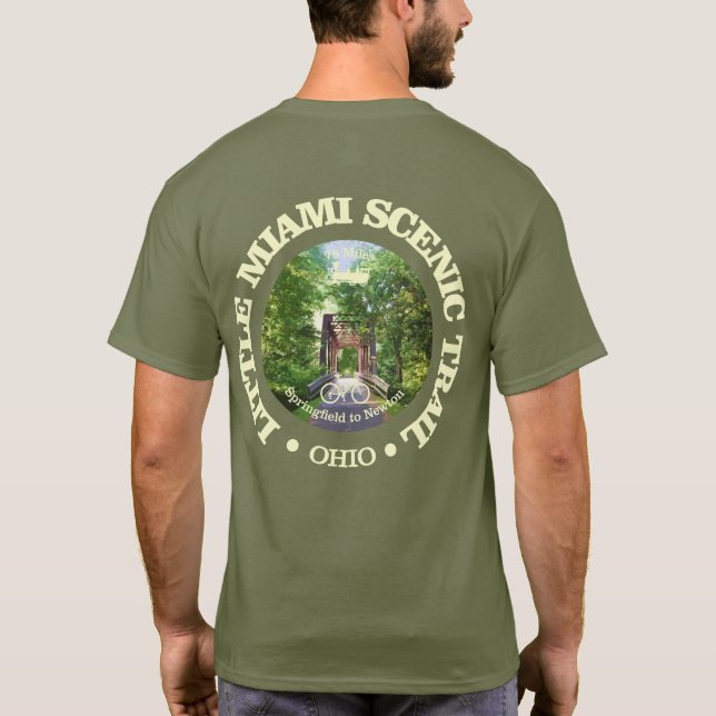 T-shirt Little Miami Pittoresque Trail (vélo c) (Dos)