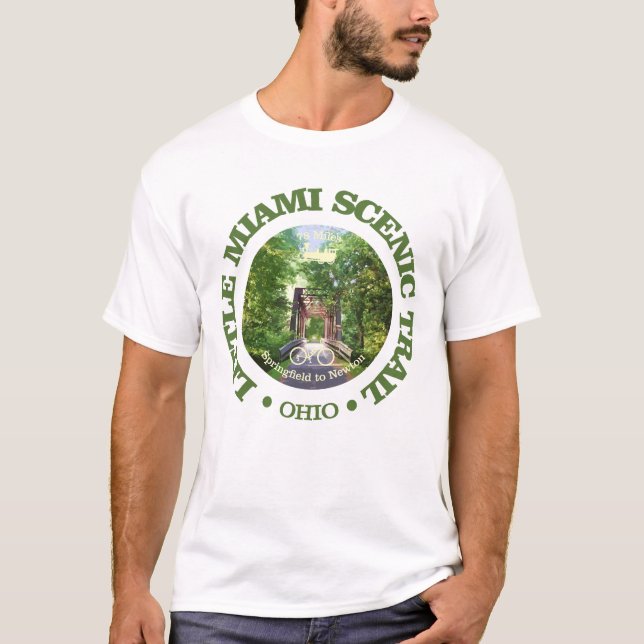 T-shirt Little Miami Pittoresque Trail (vélo c) (Devant)