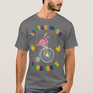 T-shirt Little Miss Funny 2023 Pour Enfants Flamant rose n