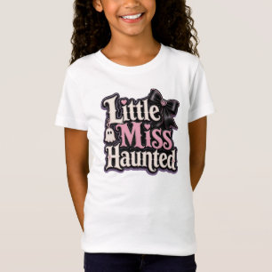 T-shirt Little Miss Haunted pour enfants   Hallowe