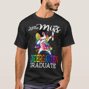 T-shirt Little Miss Kindergarten Graduate Unicorn