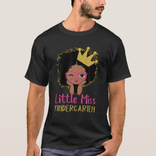 T-shirt Little Miss Kindergarten Premier Jour De Hello Kin