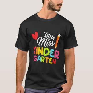 T-shirt Little Miss Kindergen Retour à l'école Lui