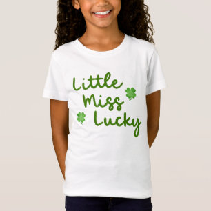 T-Shirt Little Miss Lucky St Patrick's Day Green Kid's