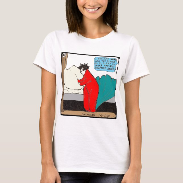 T-shirt "Little Nemo" en Bed (Devant)