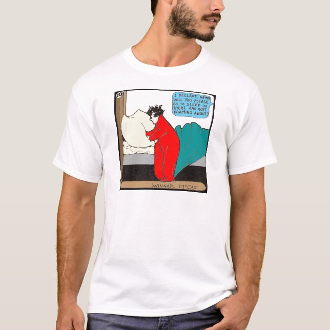 T-shirt "Little Nemo" en Bed (Devant)
