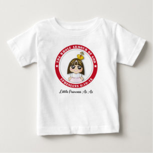 T-shirt Little Princess Ai Ai Baby Fine Jersey