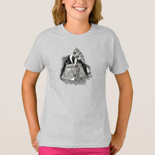 T-shirt Little Reader Cherubs & Books