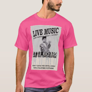 T-shirt Little Richard Dont donne le crédit du diable à Cr