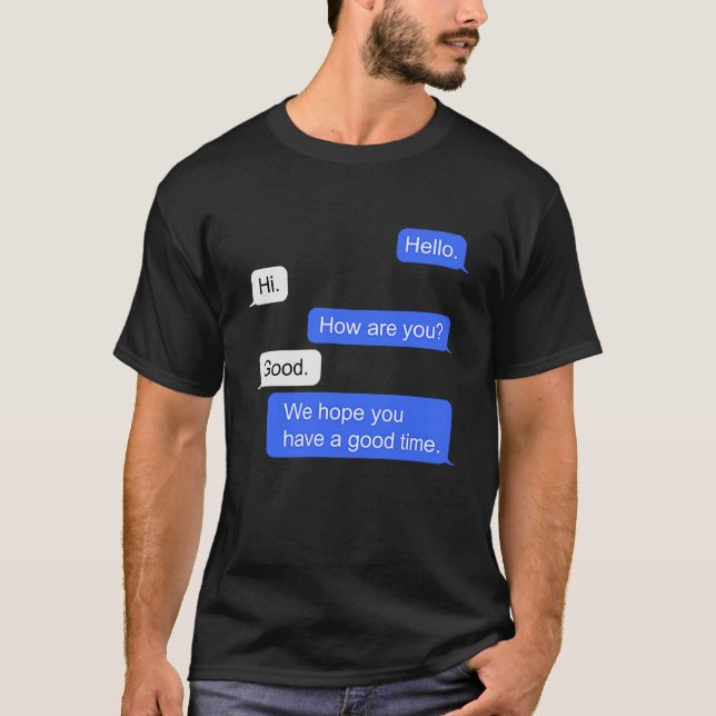 T-shirt Little Squirrel Phish Text We Hope You Have A Good (Devant)