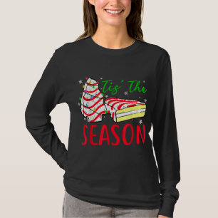 T-shirt Little Tis' Season Christmas Tree Cakes Debbie